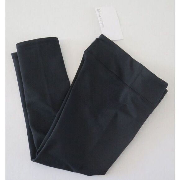 Fabletics Women's Sz XXS (2) Black PowerHold Salar Capri Crop Capri Tights $50 - Picture 5 of 5